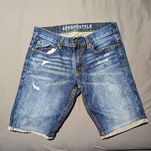 Aeropostale essex straight denim jean shorts size 29/30